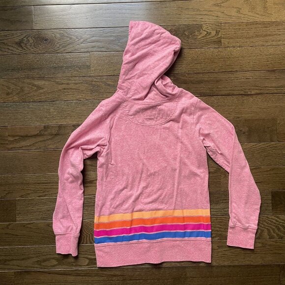 Converse Pullover Girl Sz Medium Pink All‎ Star Chuck Taylor Graphic Hoodie - Picture 5 of 7